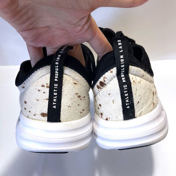 APL Athletic Propulsion Labs Pony Calf Hair Animal Print Sneaker Size 10 - Picture 11 of 14